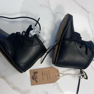 Dr. Martens Black Baby Walker Shoes